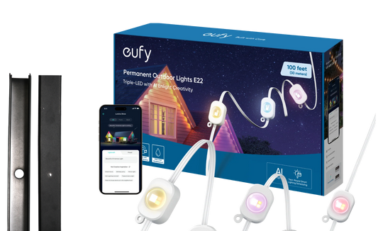 SnapTrack® For EUFY Permanent Outdoor Lights- Metal Channel System