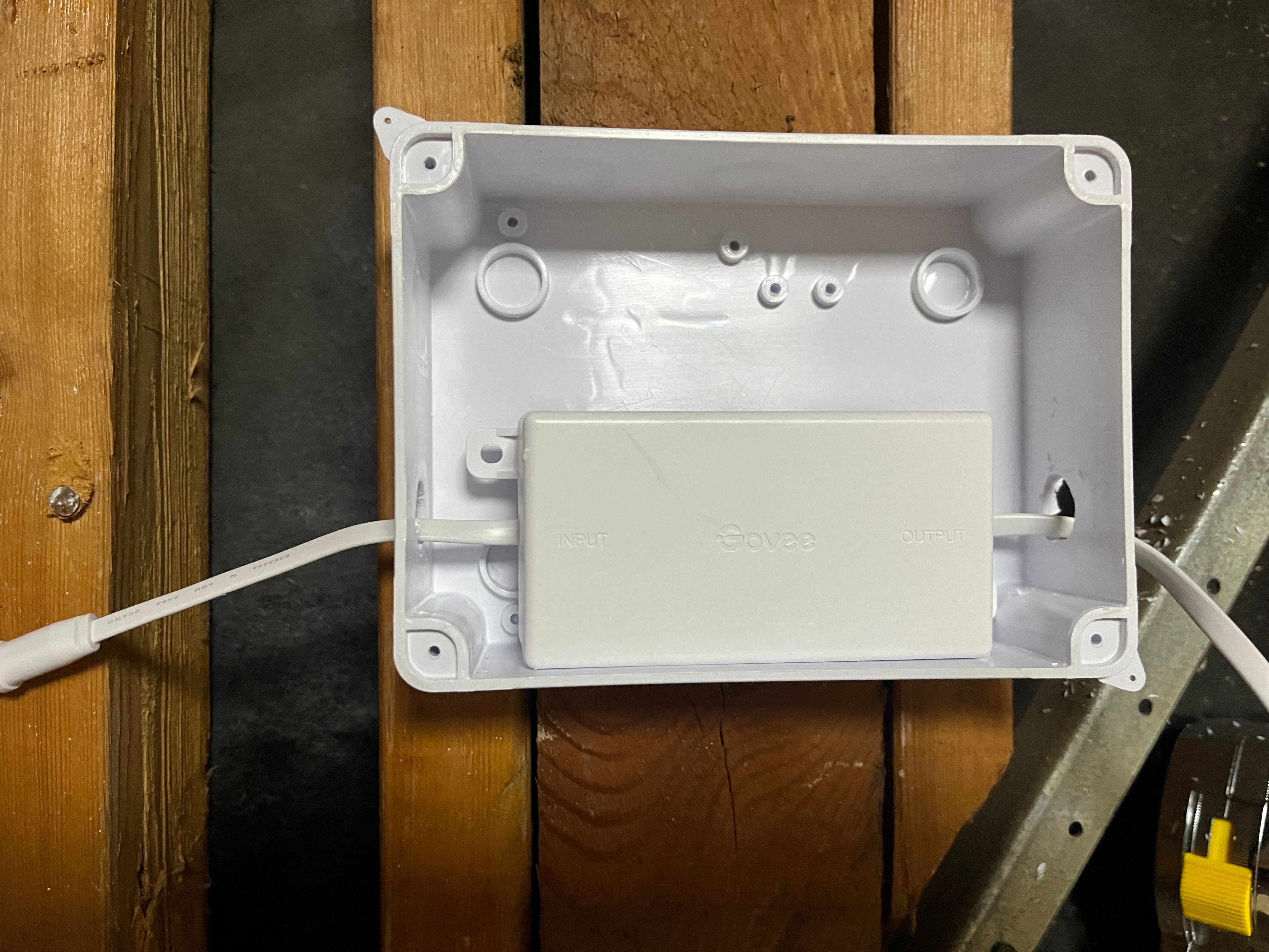 Power Module Connection Box PRO Driver Module Recessed Box