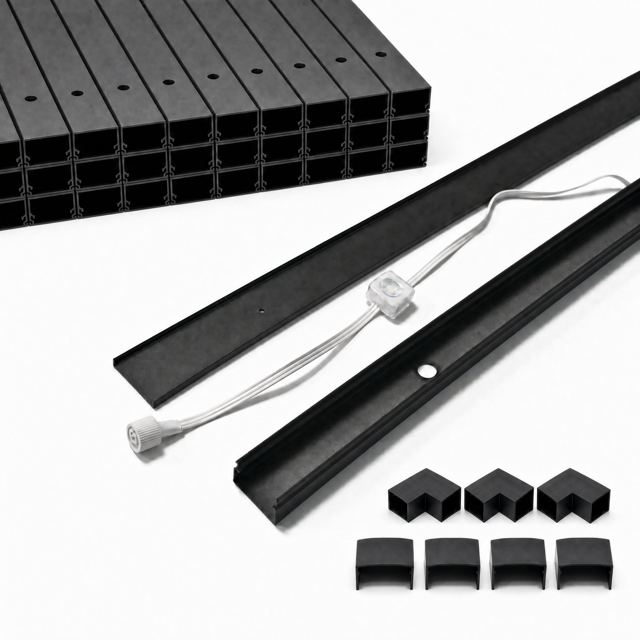 SnapTrack® For Govee- Aluminum Channel for Govee Outdoor Permanent Lights