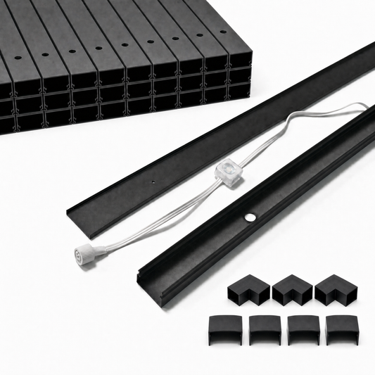 SnapTrack® For Govee- Aluminum Channel for Govee Outdoor Permanent Lights